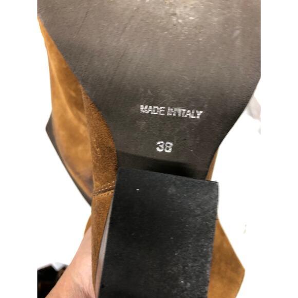 Divine Follie Brown Suede Boots Size 38 (7) - Picture 7 of 7